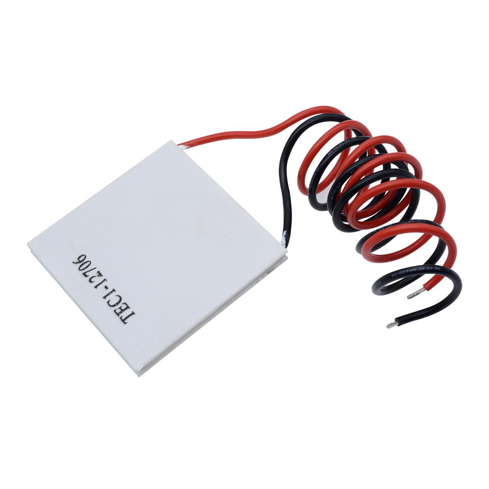 TEC1-12706 Thermoelectric Cooler Peltier TEC 12706 12V 4.3-4.6 A Cells Peltier Elemente Module Heatsink Plate 40x40mm