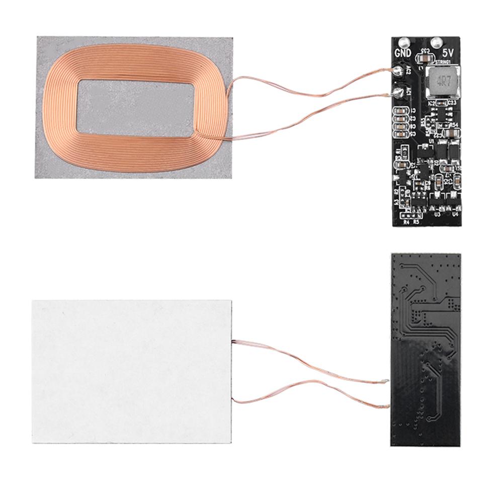 600mA/1A 5V Wireless Charger Receiver Module For Cell Phone Small Coil Built-in wireless charging Receiver Module PCBA Board