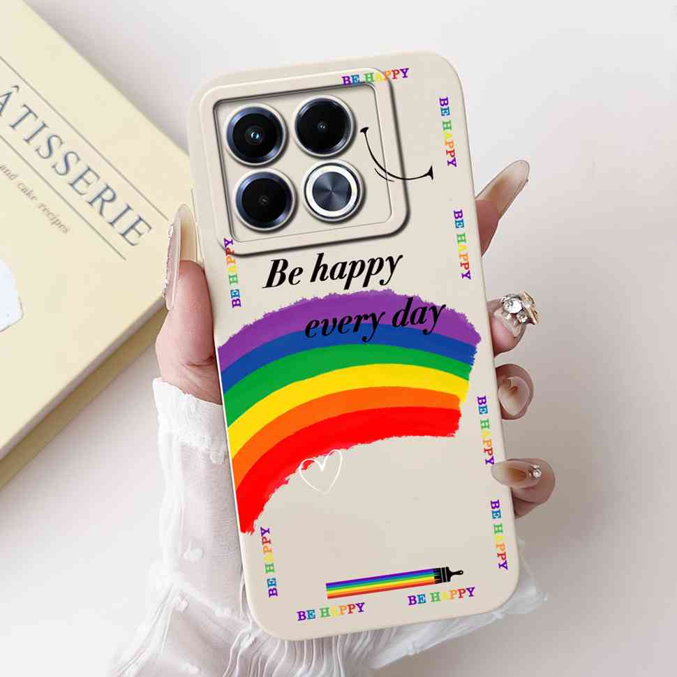 For Infinix Note 40 40X 5G Casing Lucky Girl Soft Silicone Case For Infinix Note 40 X  Note40 40X Pro 40Pro 5G Back Covers