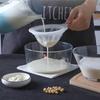400 Mesh Washable Nylon Ultra Fine Filter Mesh Strainer Spoon Sieve Soy Milk Juice Coffee Tea Filter Kitchen Colander