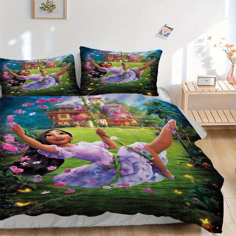 

3pcs Encanto Mirabel Madrigal Disney Bedding Set Includes Quilt Cover and Pillowcases, Suitable for All Seasons S039 135x200cm