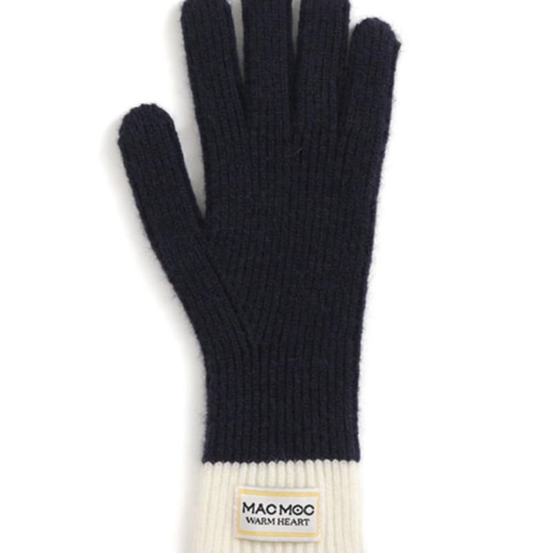 MAC MOC HOHO Hoho Color Block Soft Fingerhole Gloves_5 Colors