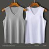 Men's Plaid Ice Silk Quick-Dry Sleeveless Sports Tank Top