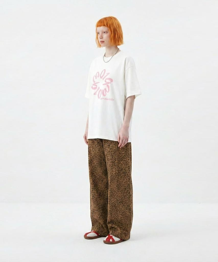 BLOW Pigment_Typography T-Shirt [Pink Logo]