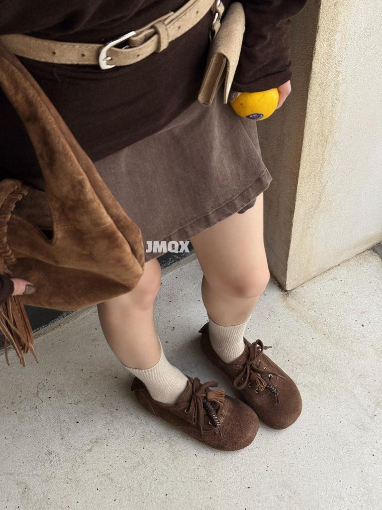 New Fashionable Versatile Lace-up Forrest Gump Shoes Women's Platform Heightening Sports Shoes Light, Comfortable, Simple and Breathable Women's Singl