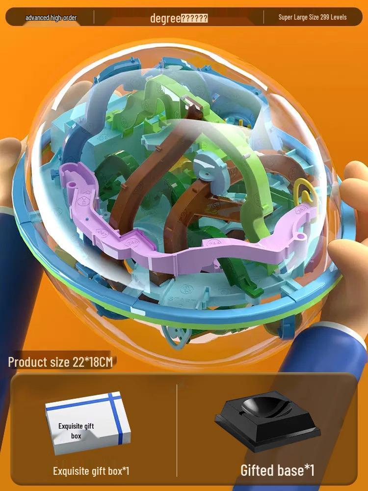 

3D Maze Ball Game: Children s Educational Challenge for Balance and Concentration