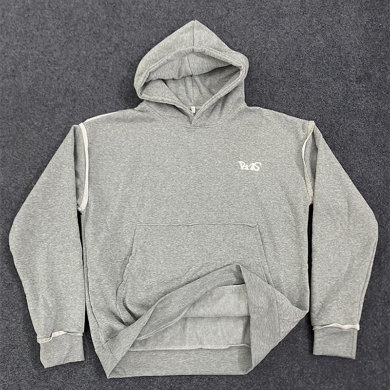 European and American Autumn and Winter Embroidery Retro Street Trend Long Sleeved Hoodie