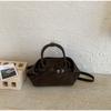 Classic Pu Leather Commuter Shoulder Bag Retro Magnetic Closure Large Capacity Tote Bag Simple And Cute Rectangular Shoulder Bag