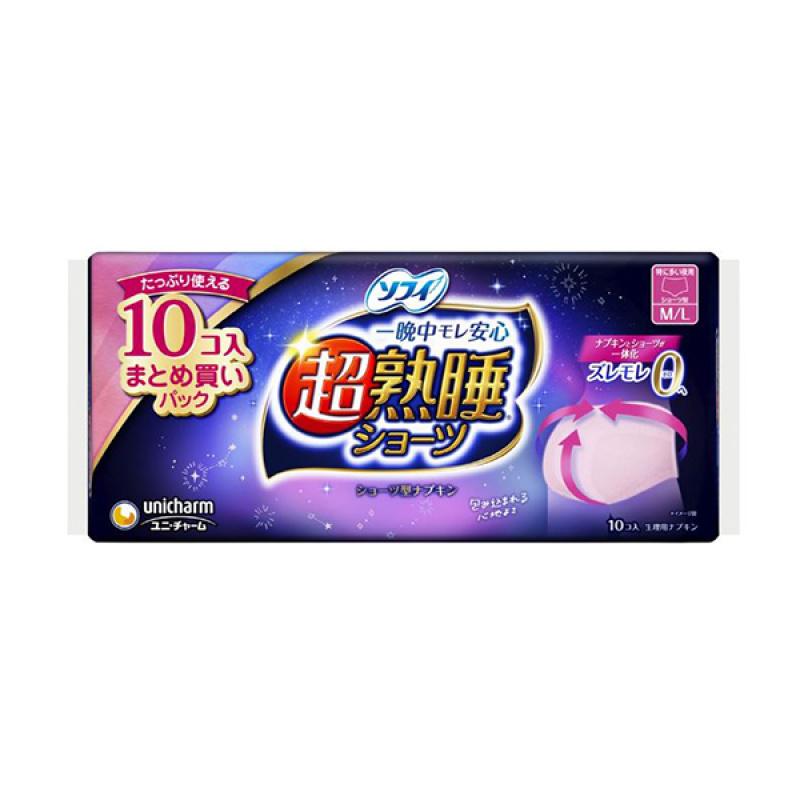 

Unicharm Sophie Ultra-smooth Sleep Panties ML 10 pcs