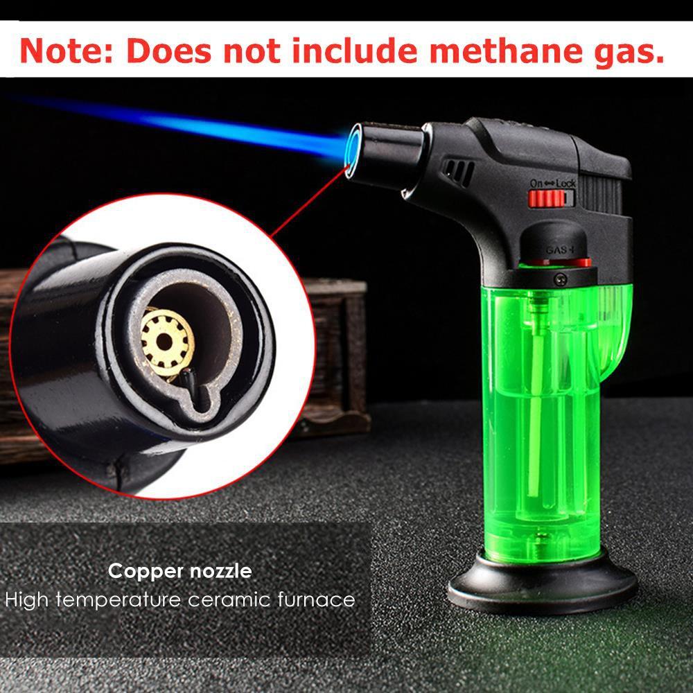 Windproof Torch Lighter for Candle Fireplace Camping BBQ Kitchen (No Fuel)