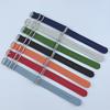 Nylon Braided NATO Canvas Watch Strap - One-Piece Design, Available in 18mm, 20mm, 22mm, 24mm Sizes.