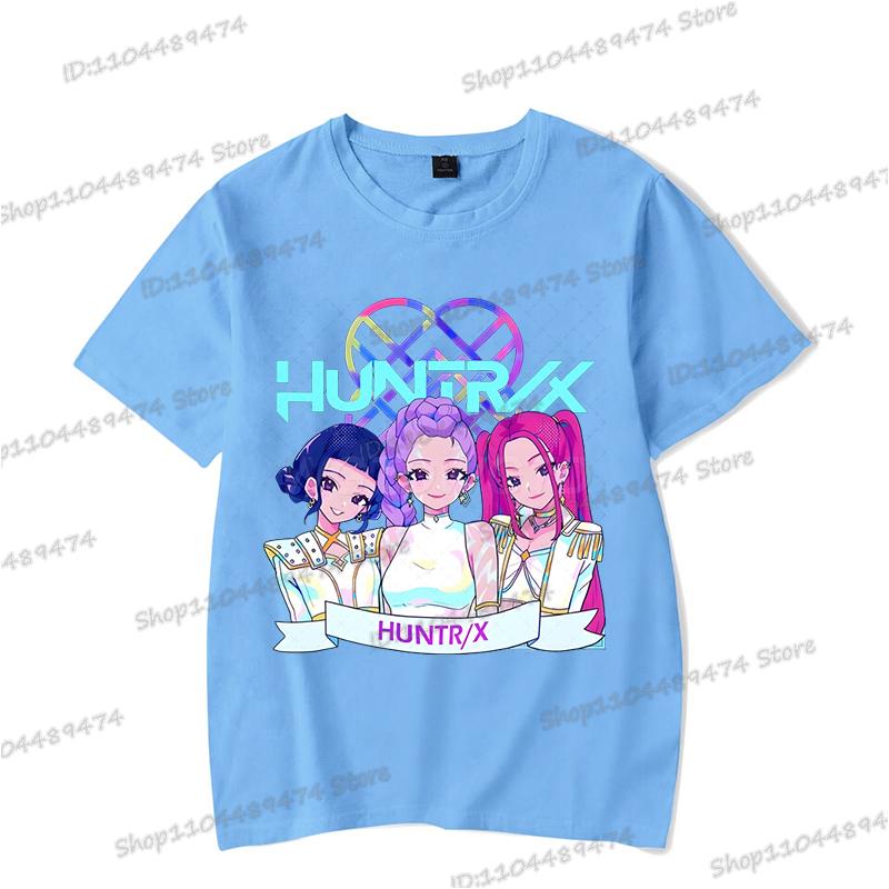 Hip Hop Kpop Lovci démonů Tričko Ženy Muži Vtipná Rumi Zoey Mira Trička Kreslená Korejská Ulzzang Dospívající Děti Crewneck Trička