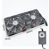 12V DC 120mm 3000RPM Fan 12025 Cooling AC Power Controller 12cm 220V Btc Machine Chassis Workstation Cabinet Radiator Server