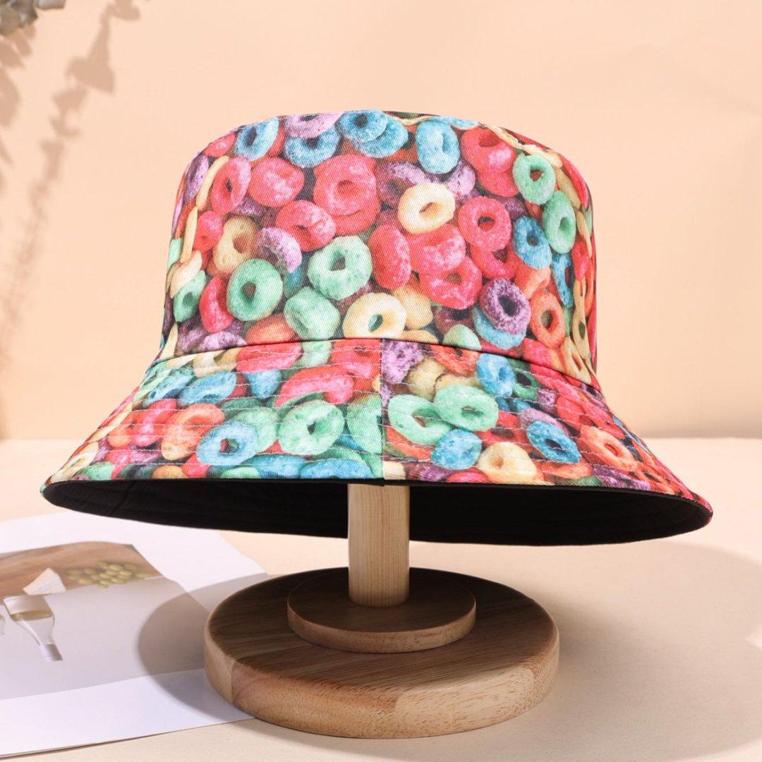 Small Edge Bucket Hat Series Fashionable Double-Sided Sunshade Basin Hat