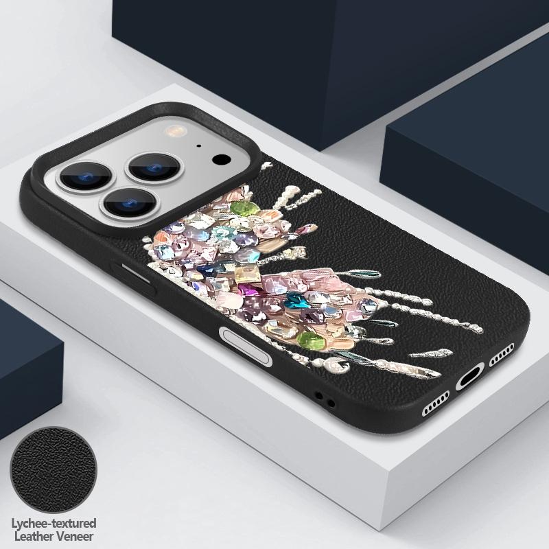 Fantastic Butterfly Print Case For iPhone 17 18 Pro Max Leather Texture Silicone Cover For iPhone 16 15 14 13 Pro Max 17E