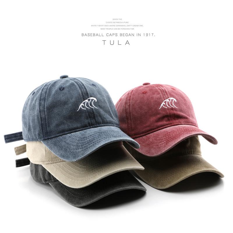 Men's Washed Embroidered Baseball Cap, Outdoor Women's Sun Hat, Sun Visor