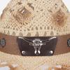 Adjustable Bull Head Hat Band Decorative Accessory For Men Women Western Panama Hat Replacement Strap Hat Decoration