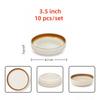 Melamine plastic Japanese style seasoning sauce small dish dipping Sushi soy sauce pepper wasabi Mustard dish oil vinegar plate
