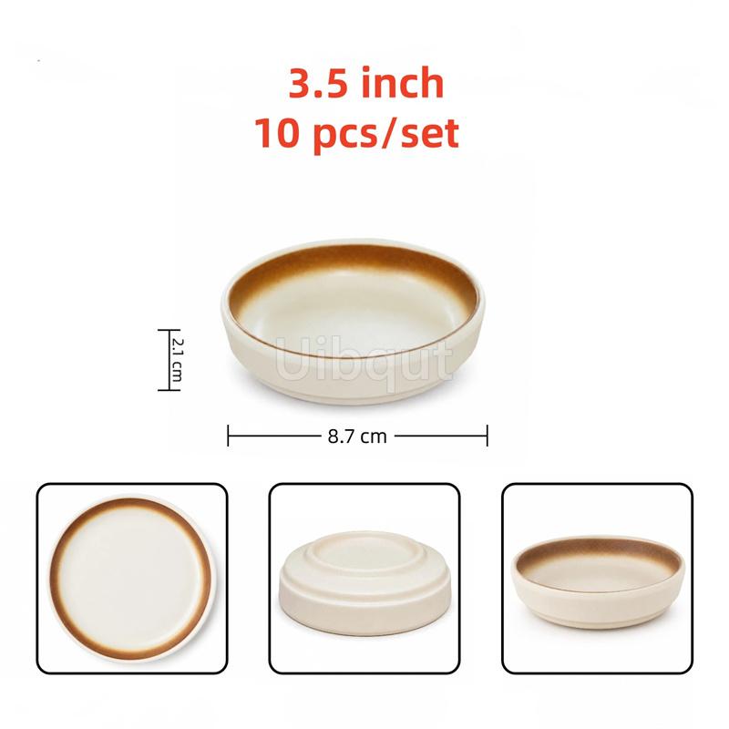 Melamine plastic Japanese style seasoning sauce small dish dipping Sushi soy sauce pepper wasabi Mustard dish oil vinegar plate