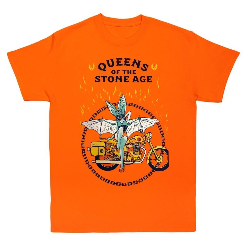 

Queens of the Stone Age Santiago, Chile 2014 Shirt Orange Unisex 2XL