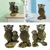 Creative Owl Statue Ornaments Figurine for Bedroom Owls