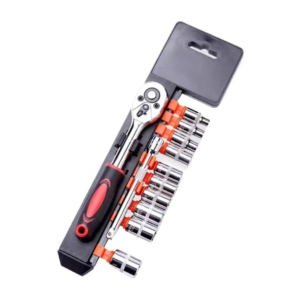 Multipurpose Socket Set For Versatile Applications Carbon Steel Is Thick And Has High Hardness. Can 12 piece set