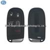 Compatible 4+1 Button Smart Key for Jeep Renegade with 433MHz 4A Chip