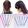 6 buc/lot Curcubeu Color Bentita Fete Hair Band Elastic Hair Bands