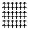 900536 50Pcs Undercar Engine Shield Sheet Screw Fit for Mercedes Benz Black