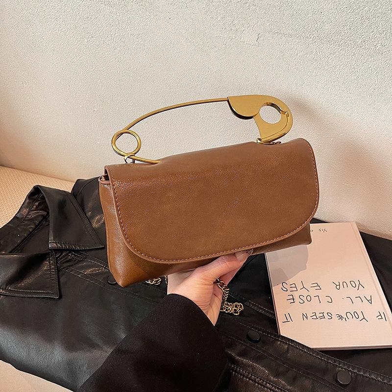 Women Simple Fashion Retro Small Square Casual Crossbody Shoulder Bag