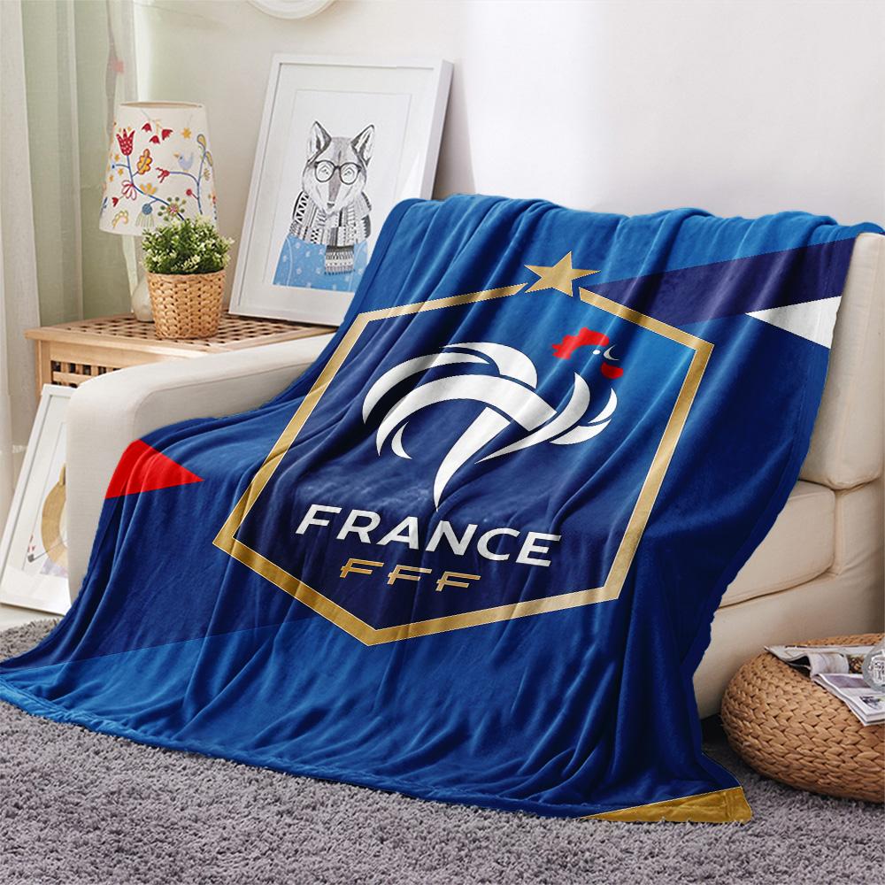 France National Football Team2 Flannel Blanket, High Quality Comfortable for All Seasons, Home Decor, Warmth and Comfort