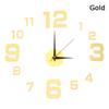 DIY Luminous Stickers Wall Decor Wall Clock Digital Clock 3D