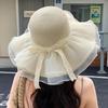 Women's Bowknot Straw Beach Hat