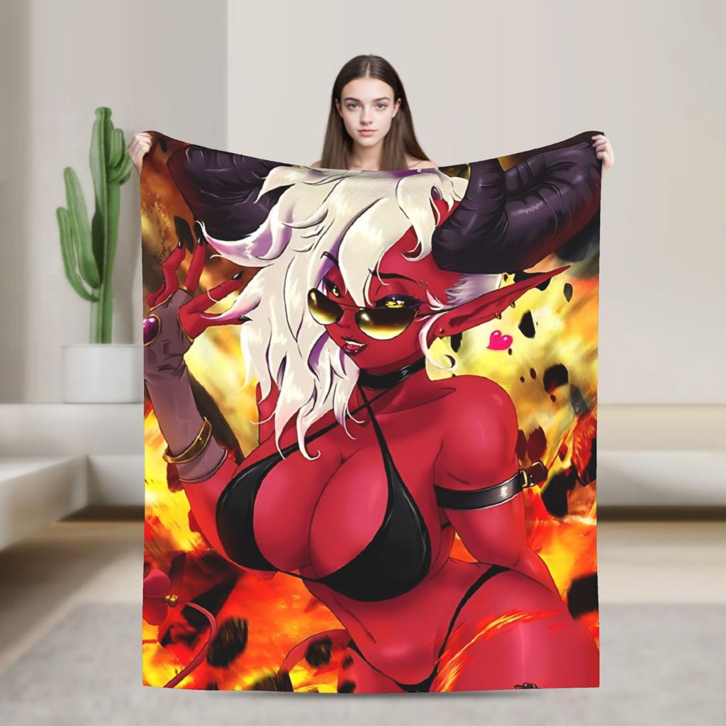 Anime Meru Blanket  Travel Flannel Throw Blanket For Couch Chair Warm Custom DIY Quality Bedspread Gift Idea