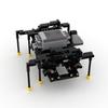 Creative Wild Animals Spider Building Blocks With Motor Blocks Assembly Black Spider Model Kit Horror Halloween Toys For Kids