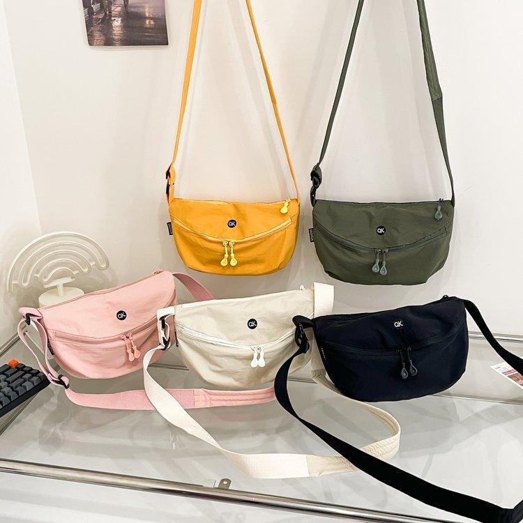 Portable And Simple Dumpling Bag, Fashionable And Versatile Sports Cycling Breast Bag, Daily Commuting Shoulder Messenger Bag
