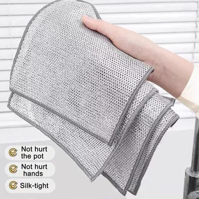 20 Stück Draht Spültuch Mehrzweck Draht Spüllappen Set Kratzfrei Metall