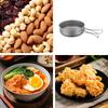Backpacking Pan Non Stick Skillet With Foldable Handle Backpacking Pan Camp Cookware Pot For Outdoor Hiking Hunting Travel Road