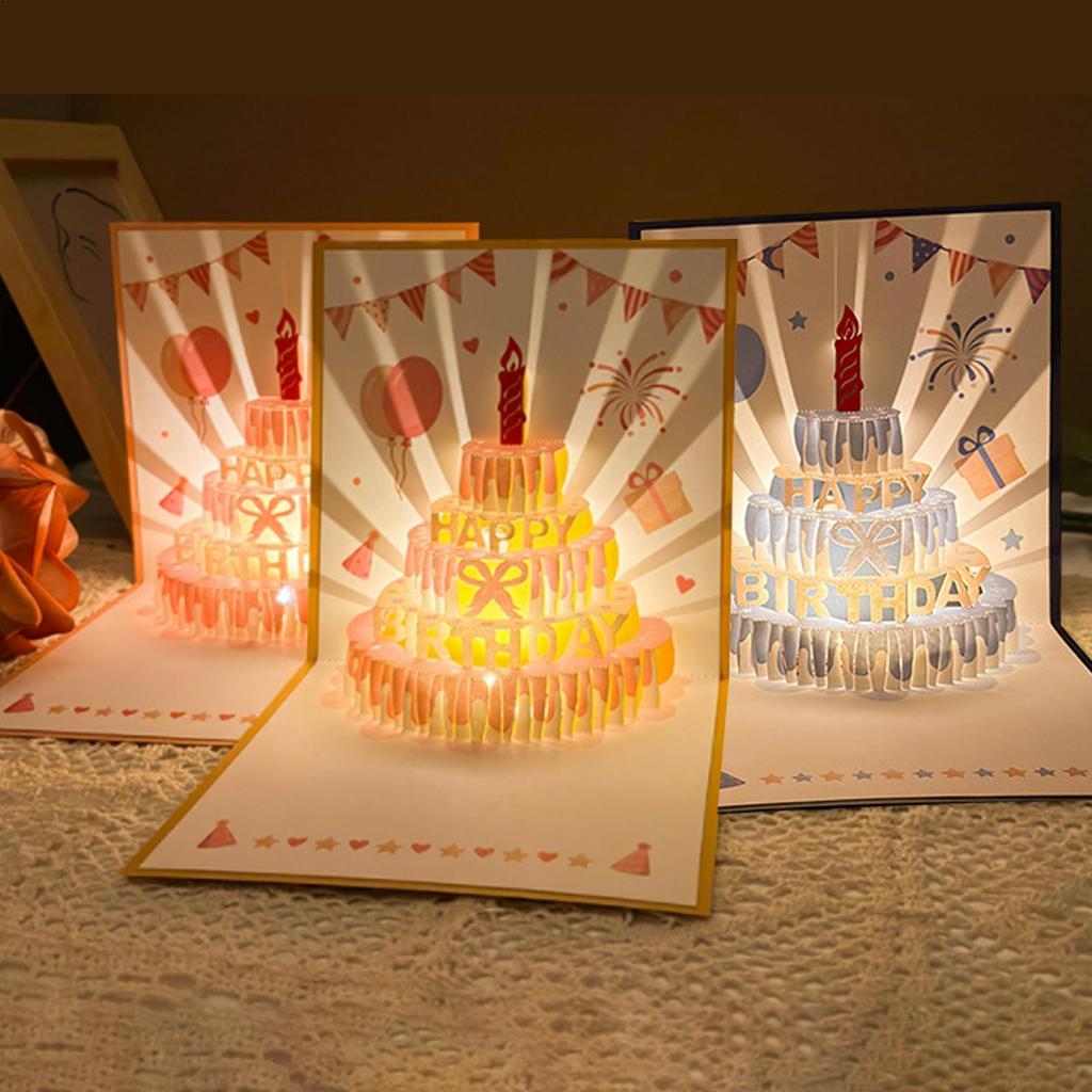 Birthday Greeting Card Happy Birthday Cards Postcard Keepsake Celebration Decoration For Men Wife Kids Husband Daughter Sister