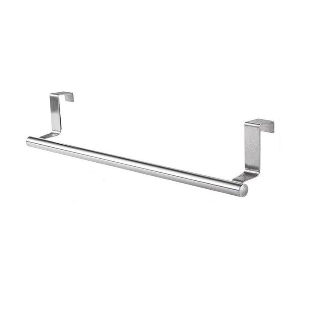 

Punch-free Towel Rack No Drilling Towel Hanger Portable Towel Holder Bathroom Organizer L серебряный