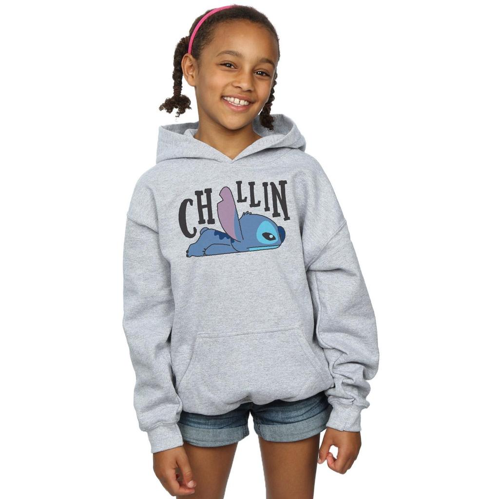 Disney Girls Lilo And Stitch Chillin Hoodie