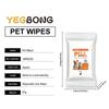 Pet Grooming Wipes for Dogs and Cats Soft Tear Stain Remover and Ear Cleaning Pads for Puppy Kitten Skin Friendly Use