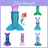 Girl's Little Mermaid Ariel Princess Dress Cosplay Costume For Children Beautiful Mermaid Skirt For Girls' Parties And Performances