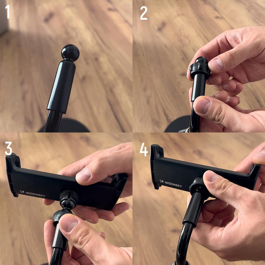 Wozinsky Tablet and Phone Desk Stand Black (WTHBK4)