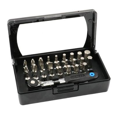 SK11 Slim Ratchet Driver Features a Gear for Excellent a and a Compact Head Width for Working In Tight Spaces Set, 30-Piece Set, 52-tooth Operability,