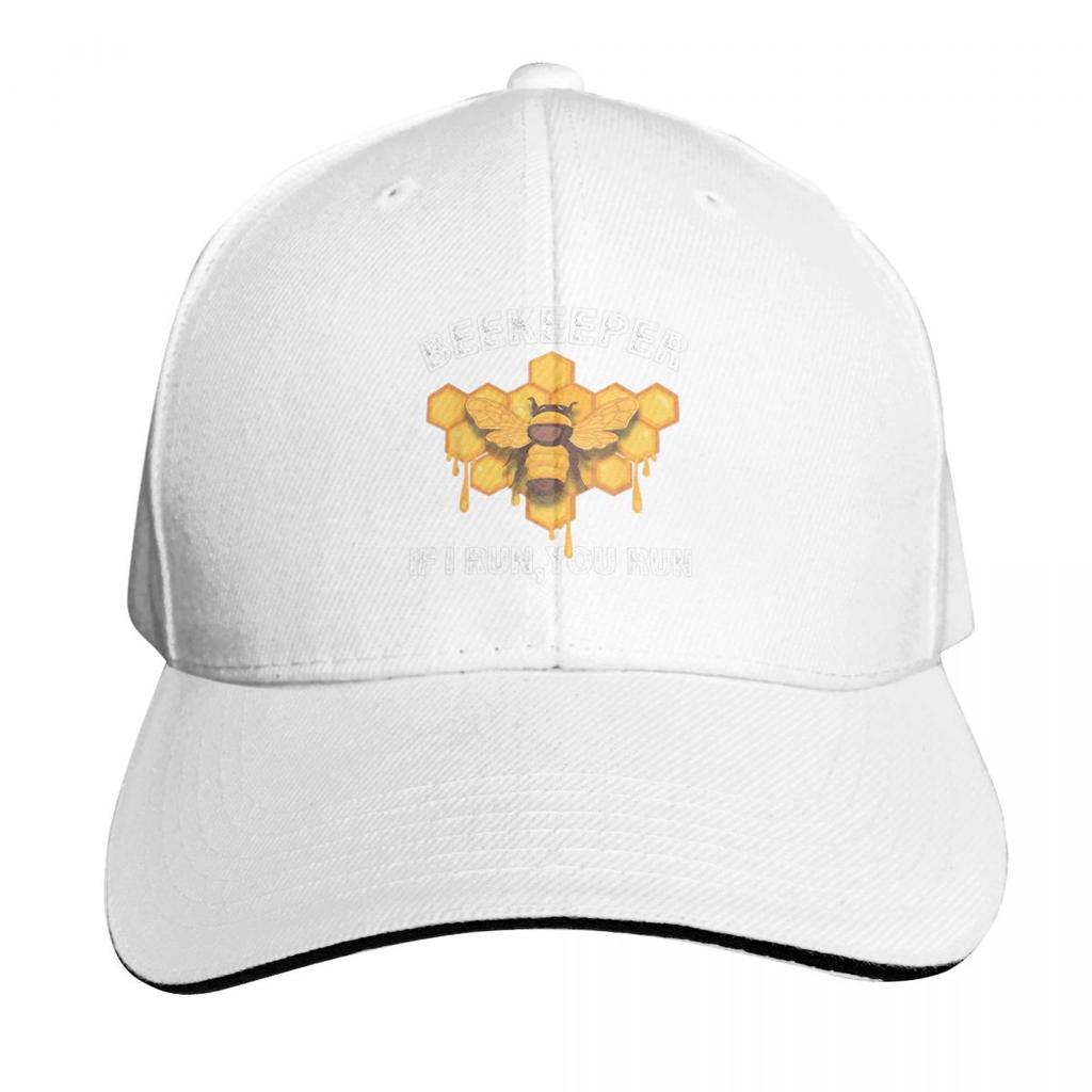 Beekeeper If I Run You Run Beekeeping Cap Fashion Casual Baseball Caps Adjustable Hat Hip Hop Summer Unisex Baseball Hats
