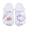 Crocs Classic clog Prince Rose SDS EVA Hand-Drawn Series Dream Style Cartoon Hole Shoes Unisex White