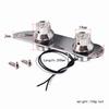 2PCS Silver Prewired Guitar Control Plate Metal Guitar Parts Guitar Accessories  Electric Guitar