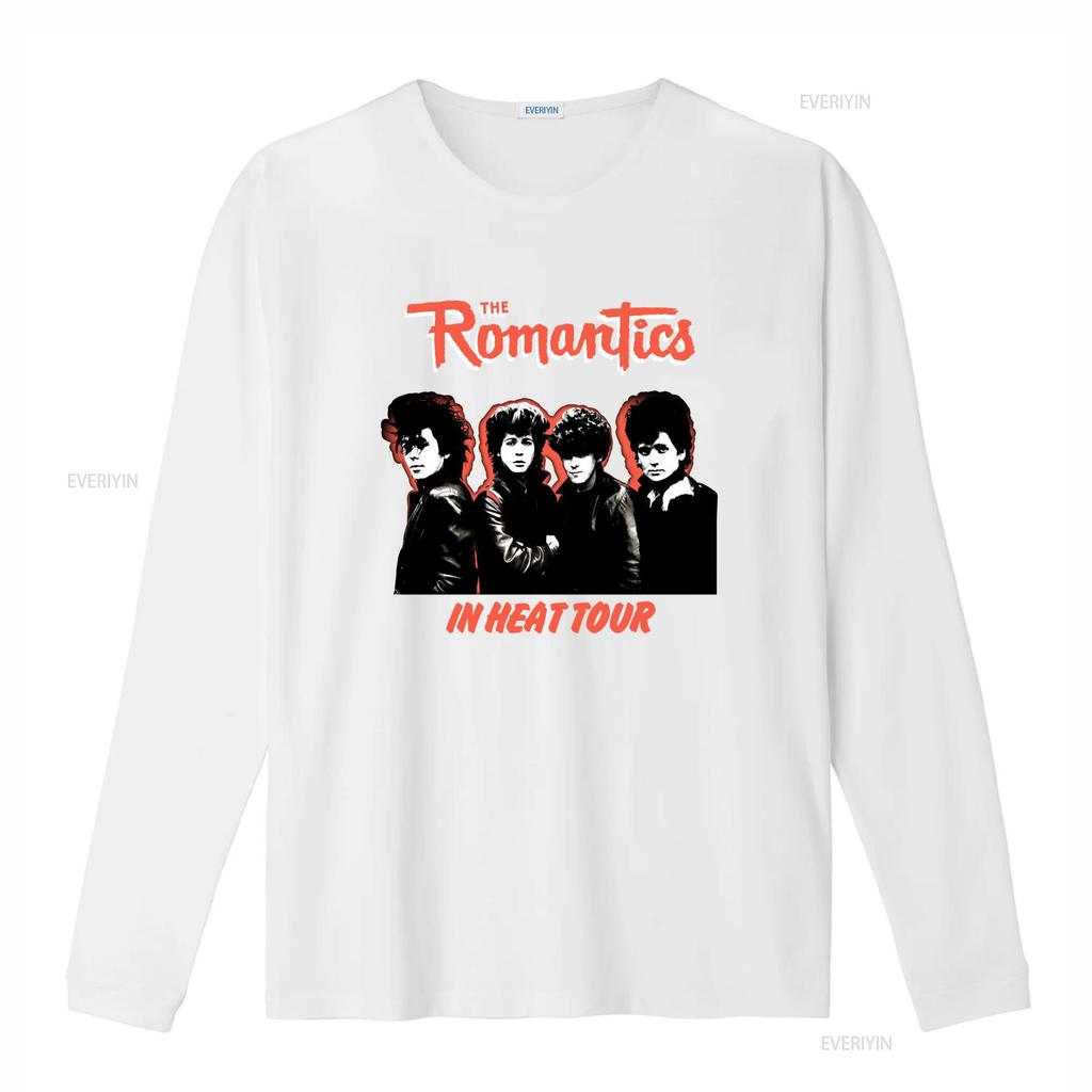 80s Retro The Romantics In Heat Tour New Wave Band T Shirt Vintage Washed Stretched Designer Clothes Fashion
