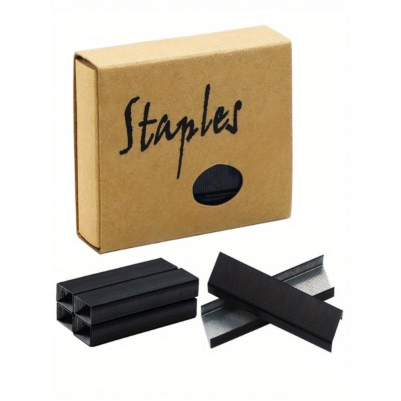 

1 Box Colorful Staples - Made of Metal Material, General Office Staples, File Staples, Used for Binding Books and Office Documents and Invoices Black разноцветный